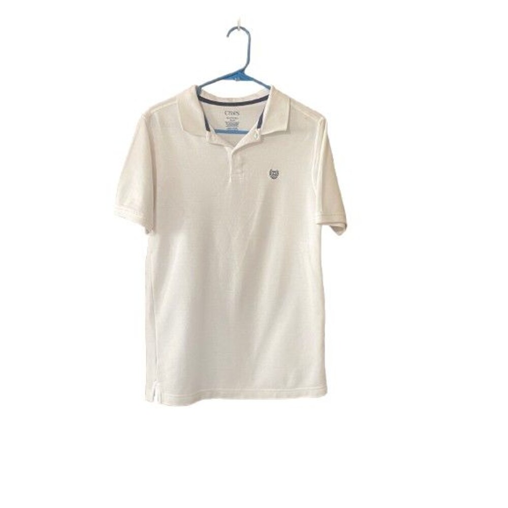 Chaps Polo Shirt Boys Youth Size XL Short Sleeve Chaps Crest 2 Button